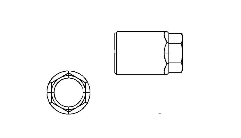 Dado valvola, Schrader, universale, (es. Classe S/ smart/ GLC), A0004015904