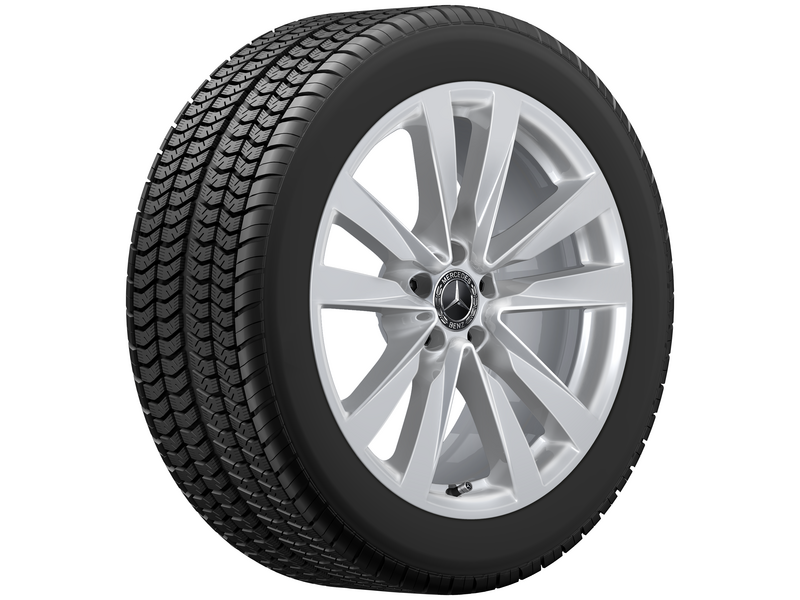 Cerchio a 5 razze doppie, argento vanadio, Pirelli, W SottoZero 3 MO, 255/45 R19 104V XL, invernale, Q440141714680G2