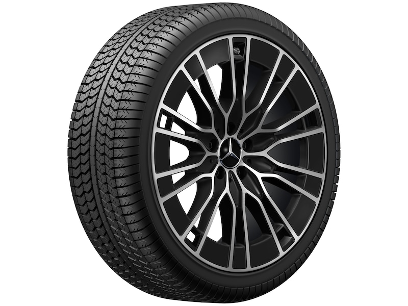 Cerchio a 10 doppie razze, nero lucido, Continental, WinterContact TS 860 S MO, 245/40 R20 99V XL, Winter, Q440141113630