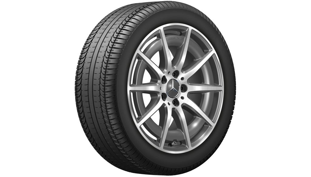 Cerchio AMG a 10 razze, grigio tantalio, Michelin, Pilot Alpin 5 MO1, 235/45 R18 98V XL, invernale, Q440141513390