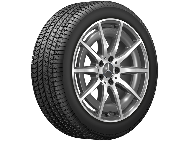 Cerchio AMG a 10 razze, grigio tantalio, Michelin, Pilot Alpin 5 MO1, 235/45 R18 98V XL, invernale, Q440141513390