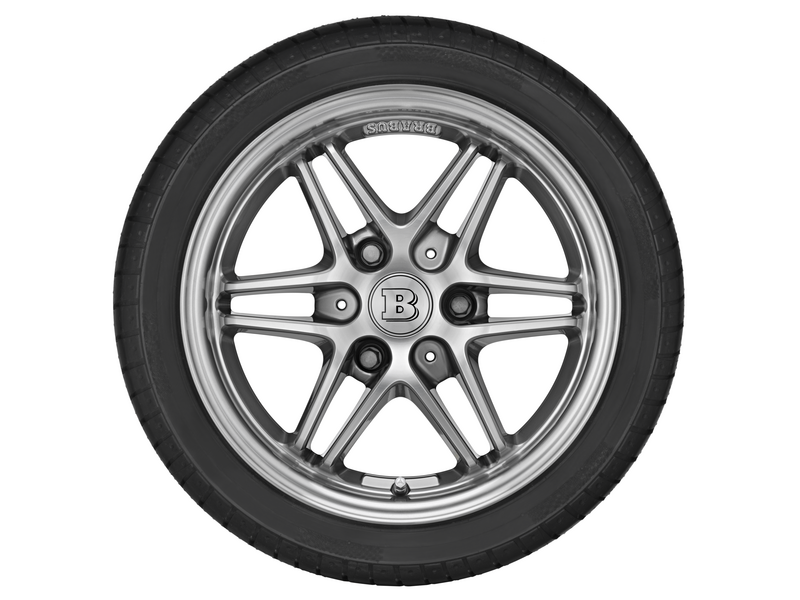 Cerchio in lega BRABUS Monoblock VII, 38,1 cm (15 pollici), lucido, smart, 155/60 R15/, cromato, A4514013902C44B