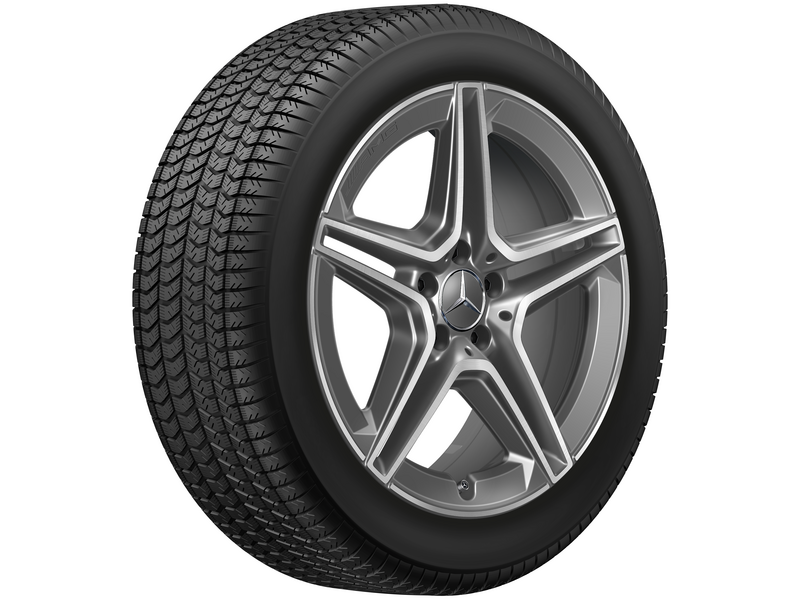 Cerchio AMG a 5 doppie razze in grigio tantalio lucido, Bridgestone, Blizzak LM001 MO, 235/50 R19 99H, invernale, Q440141911360G12020