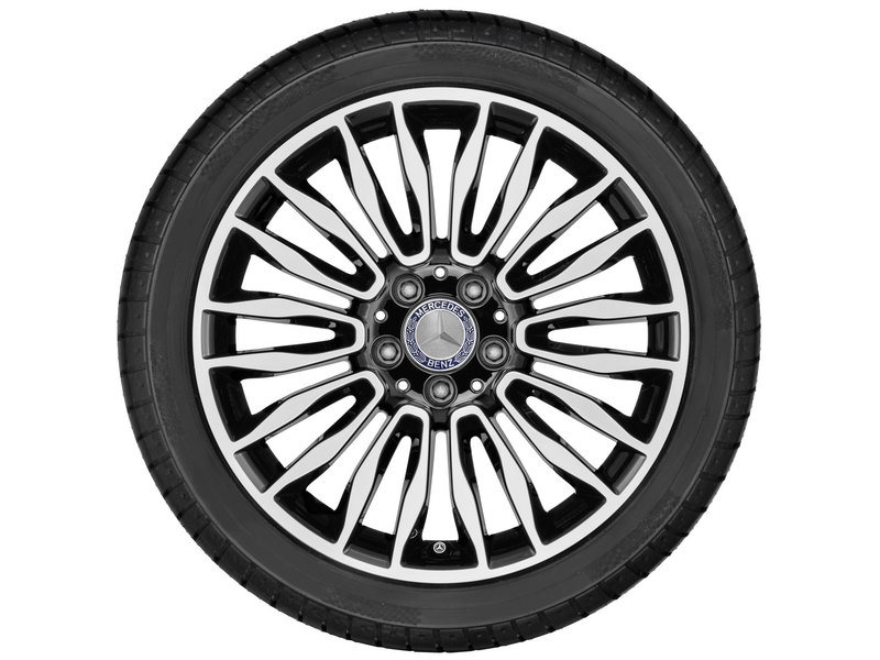 Cerchio a 10 doppie razze, 45,7 cm (18 pollici), lucido, Classe E, 245/40 R18/, nero, A21240101007X23