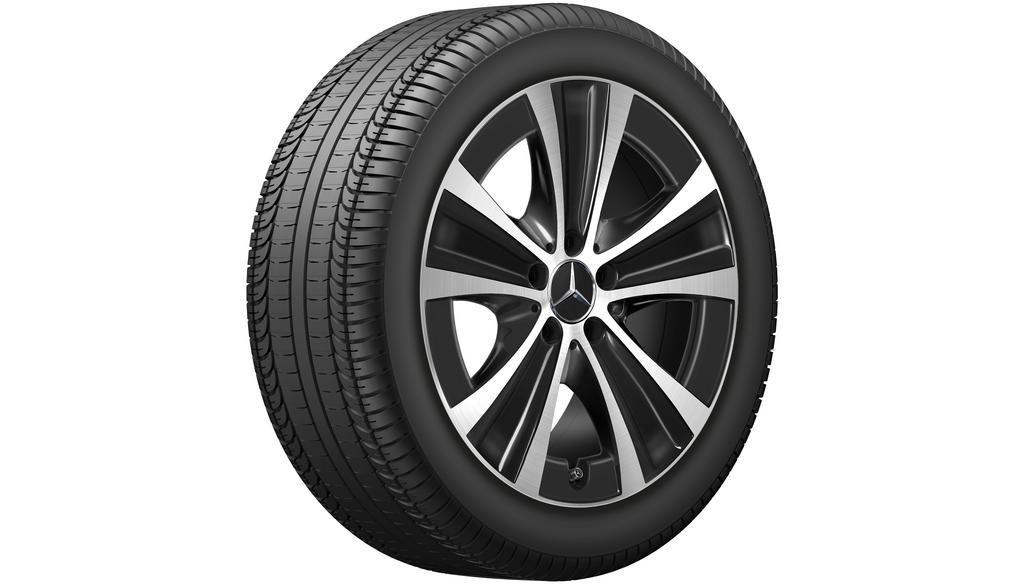 Cerchio a 5 razze, nero lucido, Pirelli, W SottoZero 3 MO, 245/45 R18 100V XL, Inverno, SALEQ440141713690G1