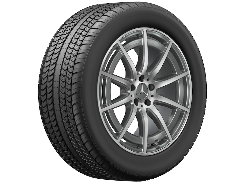 Cerchio AMG a 10 razze, tornito grigio tantalio lucido, Michelin, Pilot Alpin PA4 MO, 295/35 R19 104V XL, invernale, Q440141512670G12020