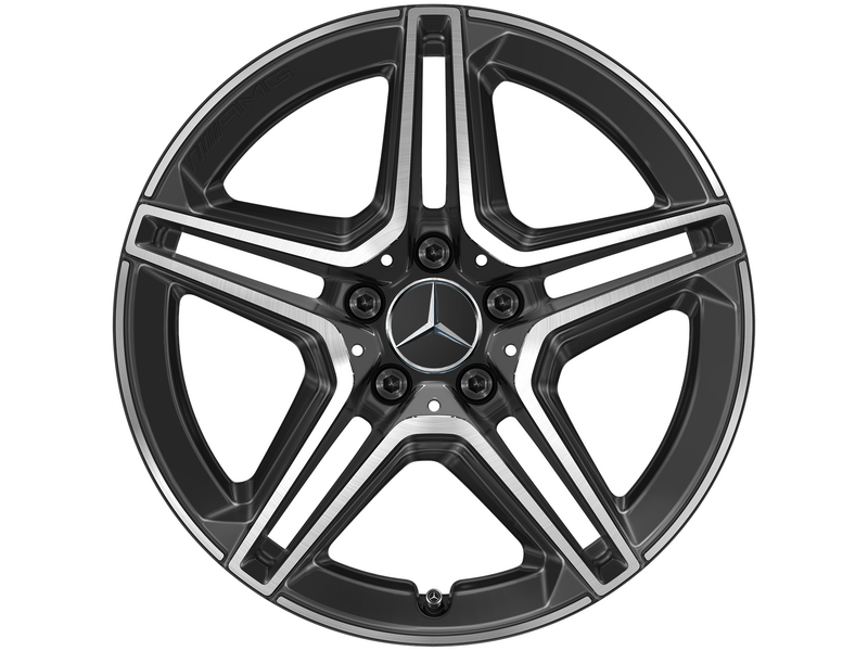 Cerchio AMG a 5 doppie razze, nero, Bridgestone, Blizzak LM001 MOE, 225/45 R18 91H, invernale, Q4405419102900J2021