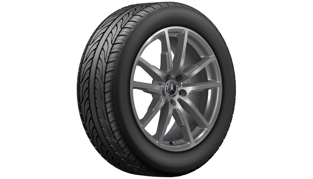 Cerchio a 5 doppie razze, 48,3 cm (19 pollici), EQE, 235/55 R19/, tremolit-metallico, A29440104007X28