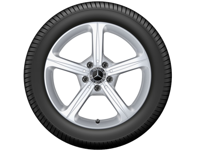 Cerchio a 5 razze, Classe CLA/ Classe B/ Classe A, Michelin, Alpin 5 MO, 205/55 R17/91H, Inverno, Q440141510040