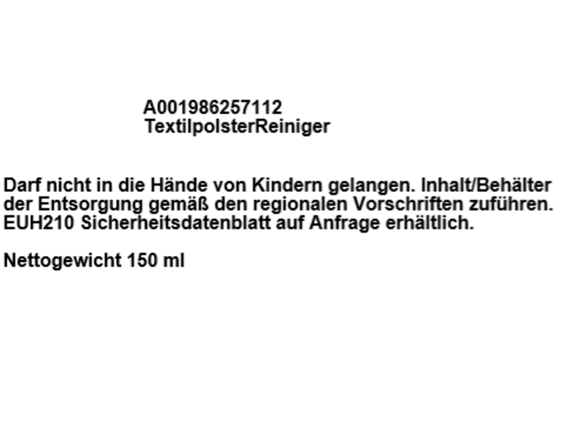 TextilpolsterReiniger, A001986257112