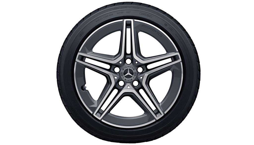 Cerchio AMG a 5 doppie razze Tremolith-metalic, Michelin, Pilot Alpin 5 MO1, 245/40 R18 97V XL, Inverno, Q440141513490G2