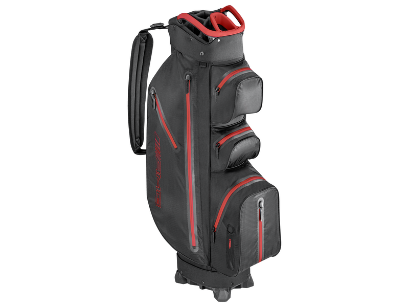 Borsa AMG per carrello da golf, nero / rosso, B66450459