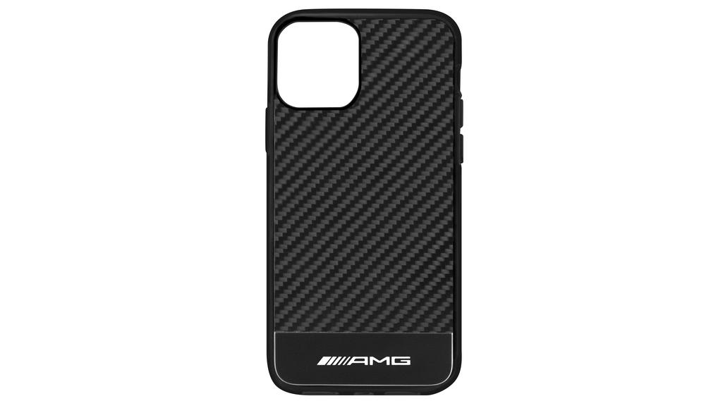 Custodia AMG per iPhone® 11 Pro, colore carbonio / argento / nero, B66955397