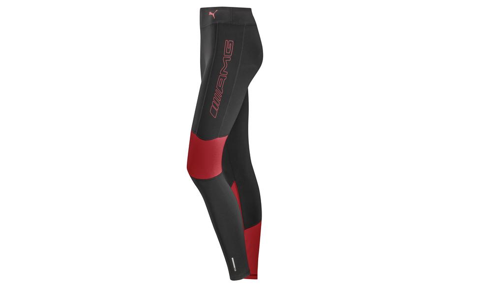 Pantaloni sportivi AMG da donna, nero / rosso, B66959549