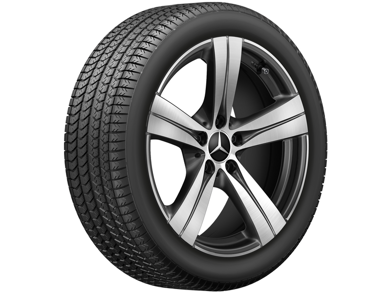 Cerchio a 5 razze, nero lucido, Pirelli, Cinturato P7 C2 MOE, 245/40 R18 97Y XL, estivo, Q440641710370