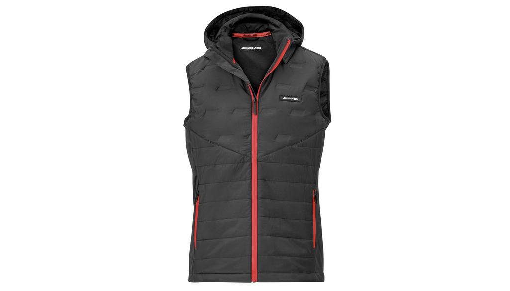 Gilet ibrido AMG da uomo, nero, B66959693