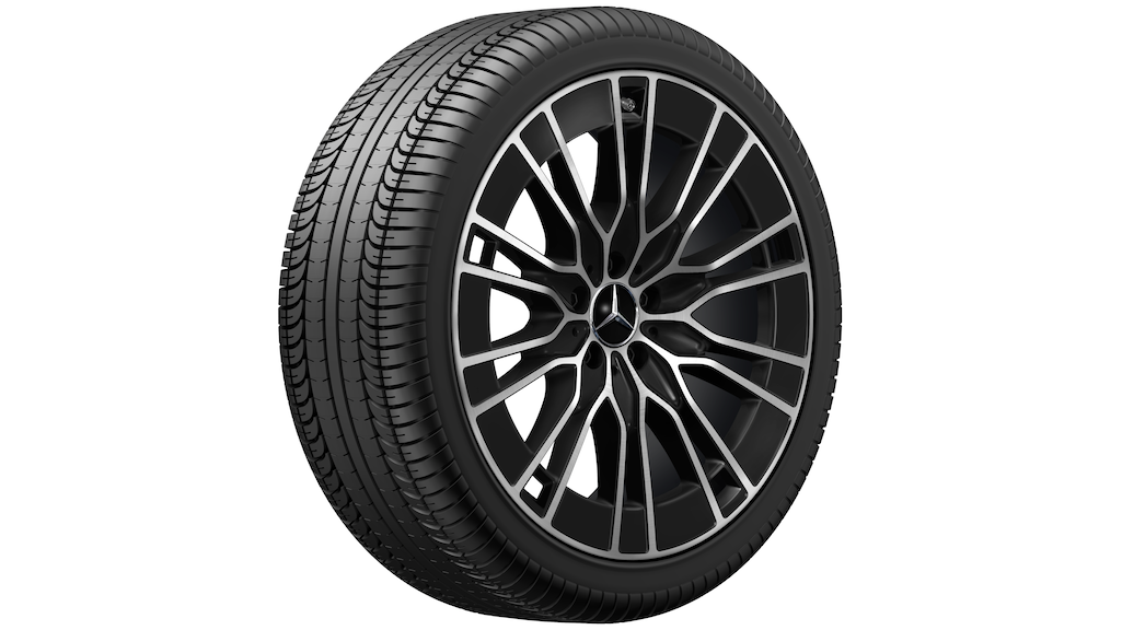 Cerchio a 10 doppie razze, nero lucido, Pirelli, P Zero Winter MO, 245/40 R20 99V XL, Winter, Q440141715850