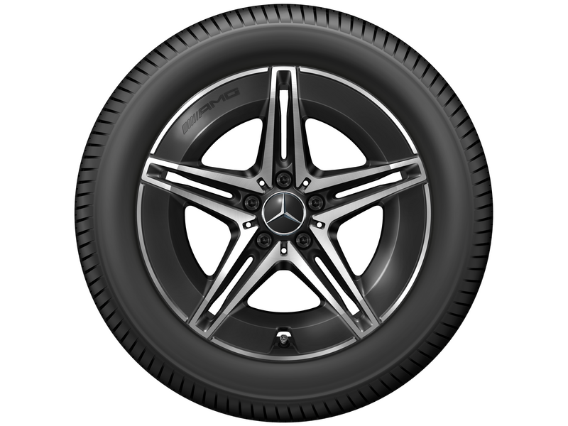 Cerchio AMG a 5 doppie razze, nero lucido, Goodyear, UltraGrip Performance G1 MO, 225/45 R18 95H XL, invernale, Q440141410610