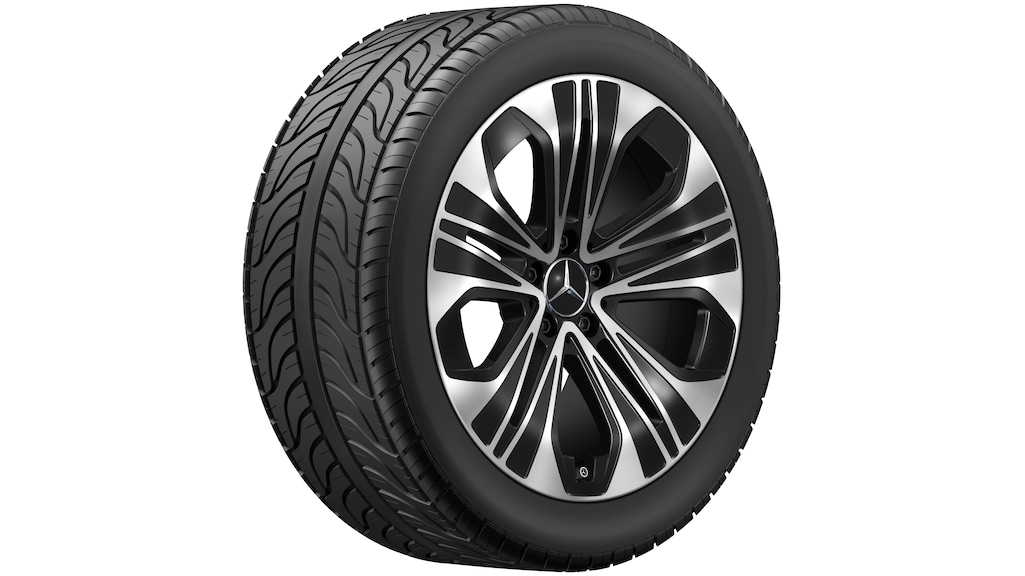 Cerchio a 5 razze, nero lucido, Continental, WinterContact TS 860 S MO, 275/40 R19 105H XL, Inverno, Q44014111360A