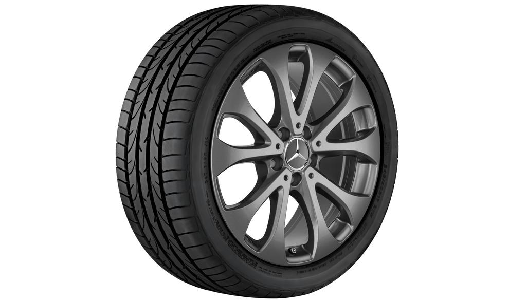 Cerchio a 5 doppie razze, 45,7 cm (18 pollici), GLC, 235/60 R18/, grigio Himalaya, A25340115007756