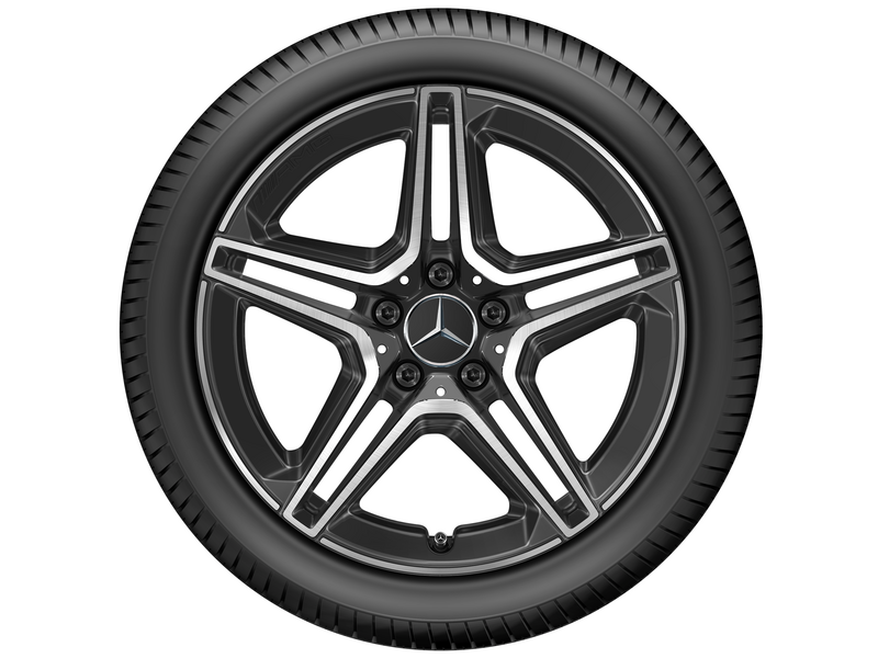 Cerchio AMG a 5 doppie razze, nero, Bridgestone, Blizzak LM001 MOE, 225/45 R18 91H, invernale, Q4405419102900J2021