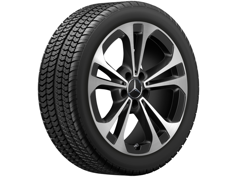 Cerchio a 5 doppie razze, nero lucido, Pirelli, Cinturato P7 C2 MOE, 245/40 R18 97Y XL, estivo, Q440641710350