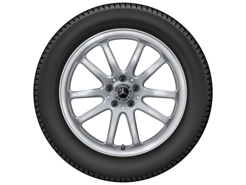 Ruota a più razze verniciata in argento vanadio, Goodyear, UltraGrip Performance + MO, 235/55 R19 105H XL, Inverno, Q440141411020G1