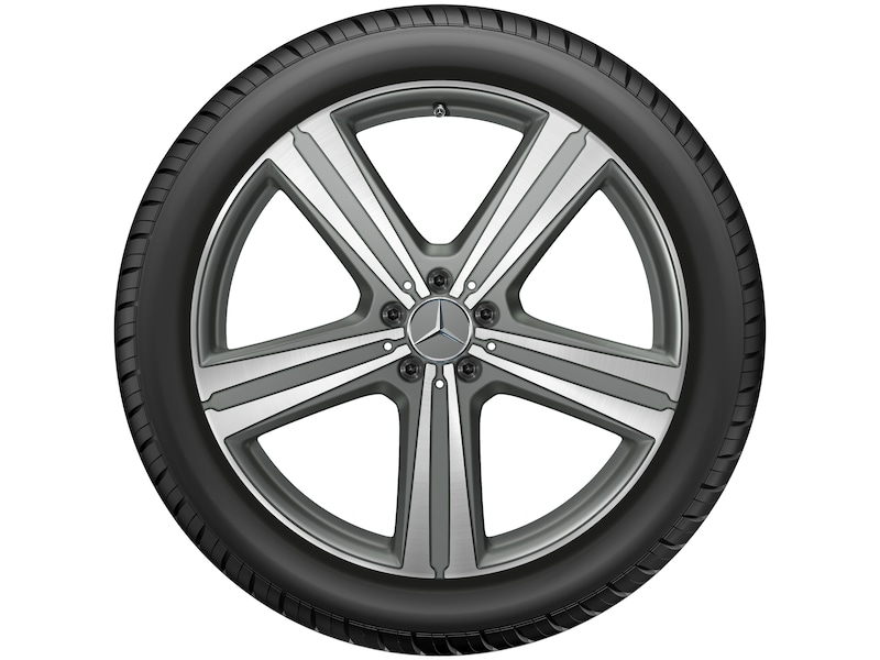 Cerchio a 5 razze Grigio Himalaya Lucido Tornito, Michelin, Latitude Sport 3 MO, 275/45 R21 107Y, Estate, Q4406515100700J2022