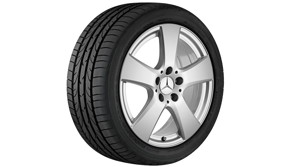 Cerchio a 5 razze, argento vanadio metallizzato, Bridgestone, BLIZZAK LM-32 MO, 225/50 R17 94H, invernale, Q4401419111900J2020