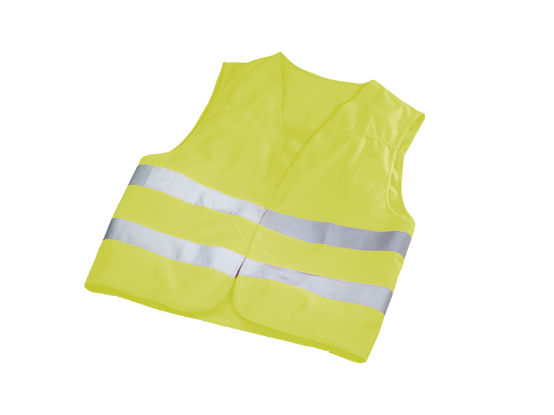 Gilet di sicurezza, compatto, ECE, (ad es. S-Class/ smart/ GLC), giallo, A0005833500