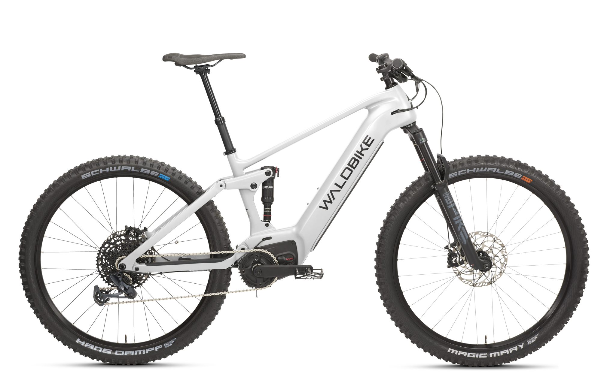 Quercus Carbon Fully "L/XL", All Mountain E-Bike bianco ciliegio, WB-10002023.103.3