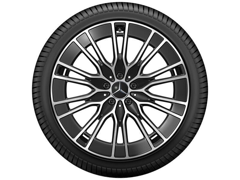 Cerchio a 10 doppie razze, nero lucido, Pirelli, P Zero Winter MO, 245/40 R20 99V XL, Winter, Q440141715850