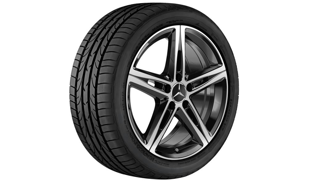 Cerchio a 5 razze, Classe CLA/ Classe B/ Classe A, Hankook, Winter i*cept evo2 MO, 225/45 R18/91H, Winter, Q440143110040