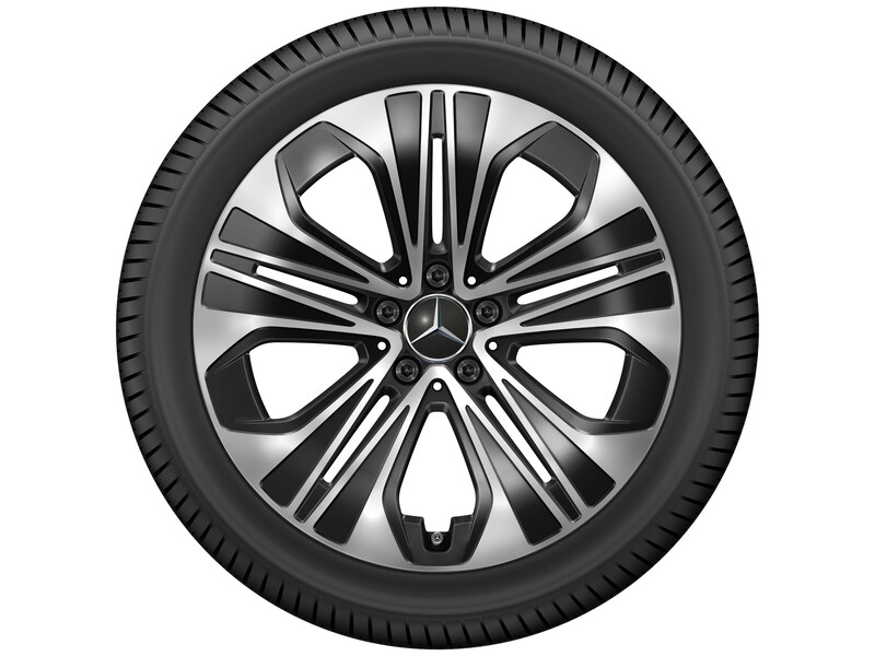 Cerchio a 5 razze, nero lucido, Continental, WinterContact TS 860 S MO, 275/40 R19 105H XL, Inverno, Q44014111360A