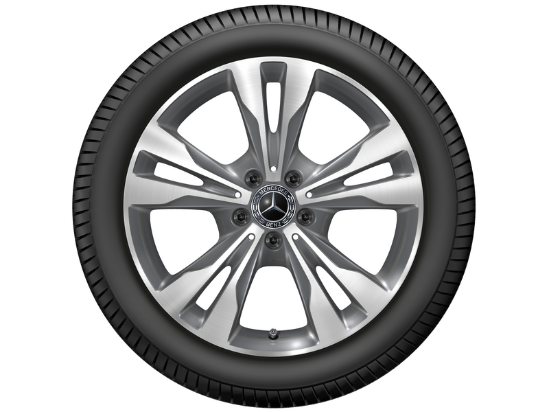 Cerchio a 5 doppie razze Tremolit metallizzato lucido, Michelin, Pilot Alpin PA4 MO, 245/45 R18 100V XL, Inverno, Q44019151020A