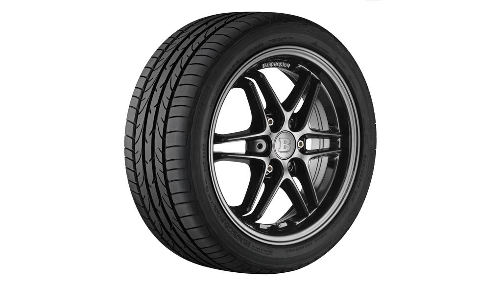 Cerchio in lega BRABUS Monoblock VII, 38,1 cm (15 pollici), smart, 155/60 R15/, nero, A4514013902C50B