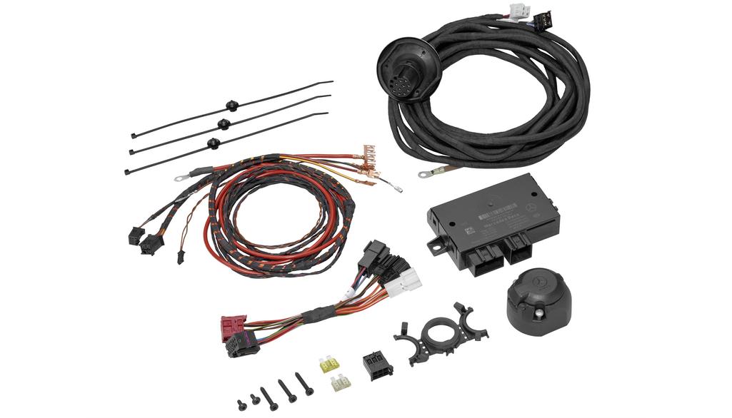 Kit elettrico per gancio di traino, kit di installazione elettrica, LED, per veicoli senza codice E57 ex works, Sprinter, A9063104700