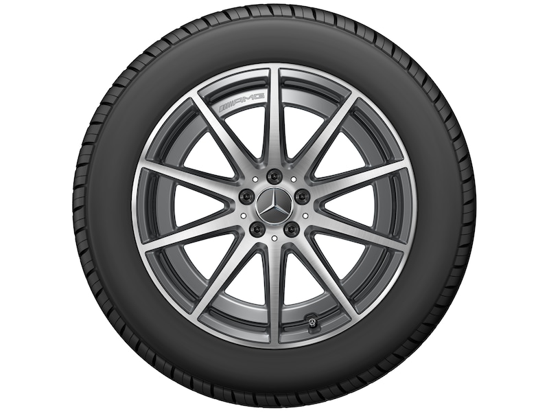 Cerchio AMG a 10 razze, tornito grigio tantalio lucido, Michelin, Pilot Alpin PA4 MO, 295/35 R19 104V XL, invernale, Q440141512670G1