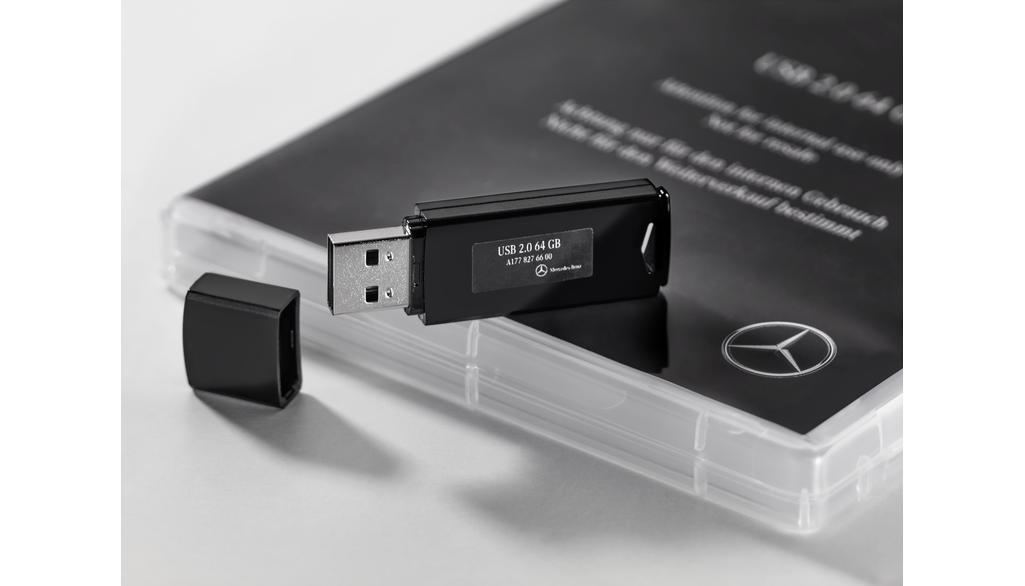 Chiave USB del concessionario 64 GB, vuota, per gli aggiornamenti delle mappe COMAND (ad es. Classe S/ GLC/ CLA), A1778276600