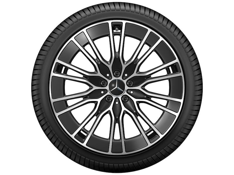 Cerchio a 10 doppie razze, nero lucido, Continental, WinterContact TS 860 S MO, 245/40 R20 99V XL, Winter, Q440141113630