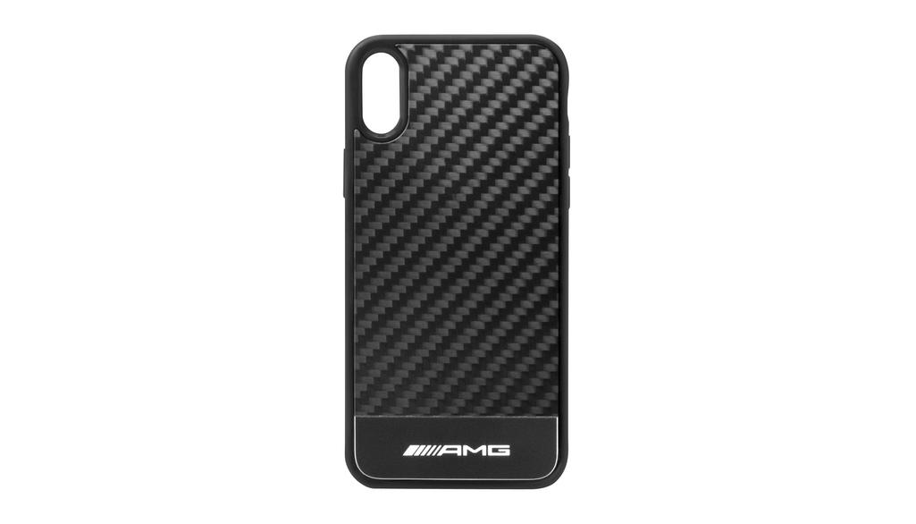 Custodia AMG per iPhone® XR, carbonio / nero, B66956003