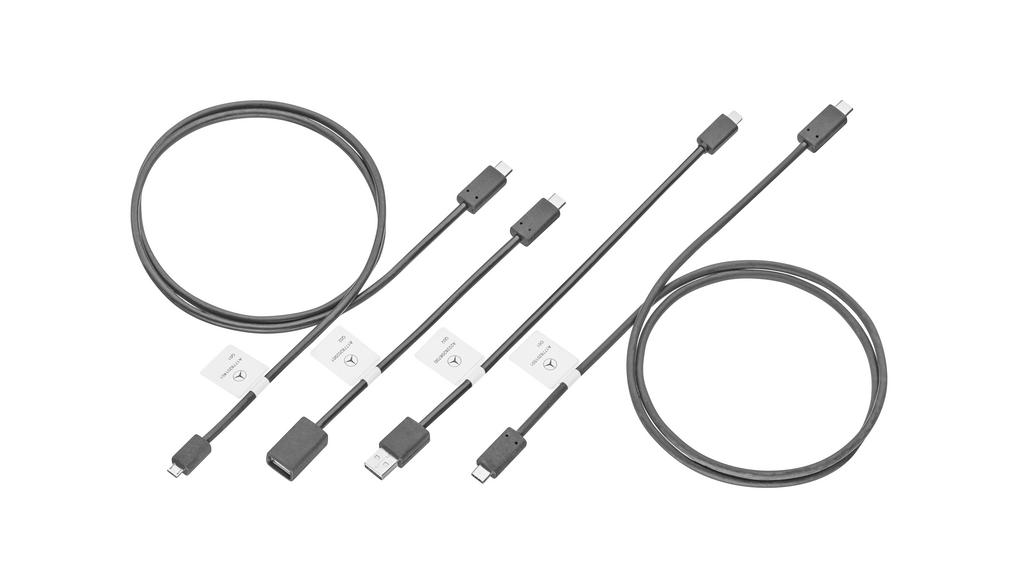 Kit di cavi per l'interfaccia multimediale, USB tipo C, (ad es. S-Class/ GLC/ CLA), A1778203001