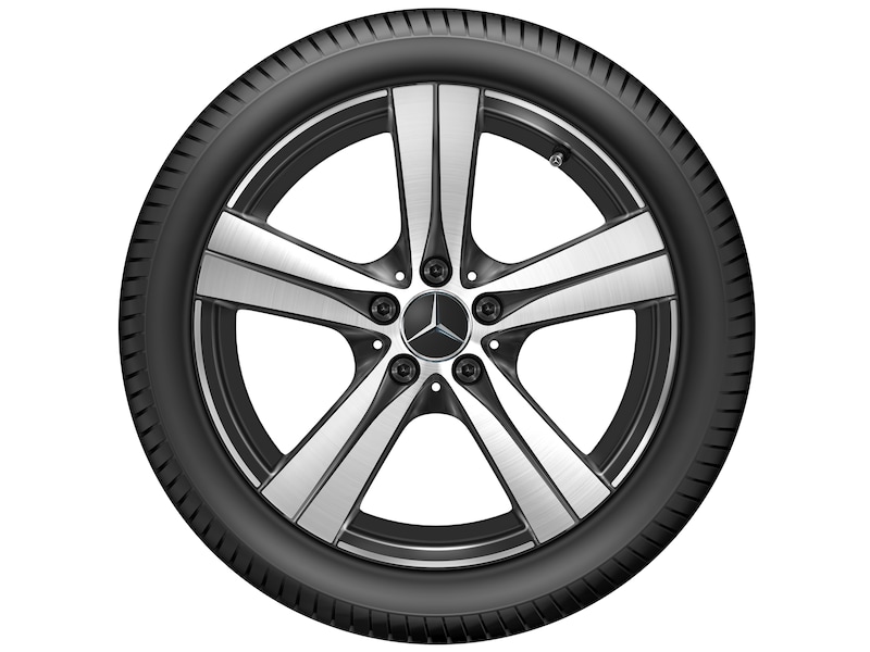 Cerchio a 5 razze, nero lucido, Pirelli, Cinturato P7 C2 MOE, 225/45 R18 95Y XL, estivo, Q4406417103600J2022