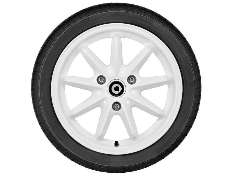 Cerchi in lega a 9 razze, Design 2, 38,1 cm (15 pollici), smart, 175/55 R15/, bianco, A4514011502CD5L