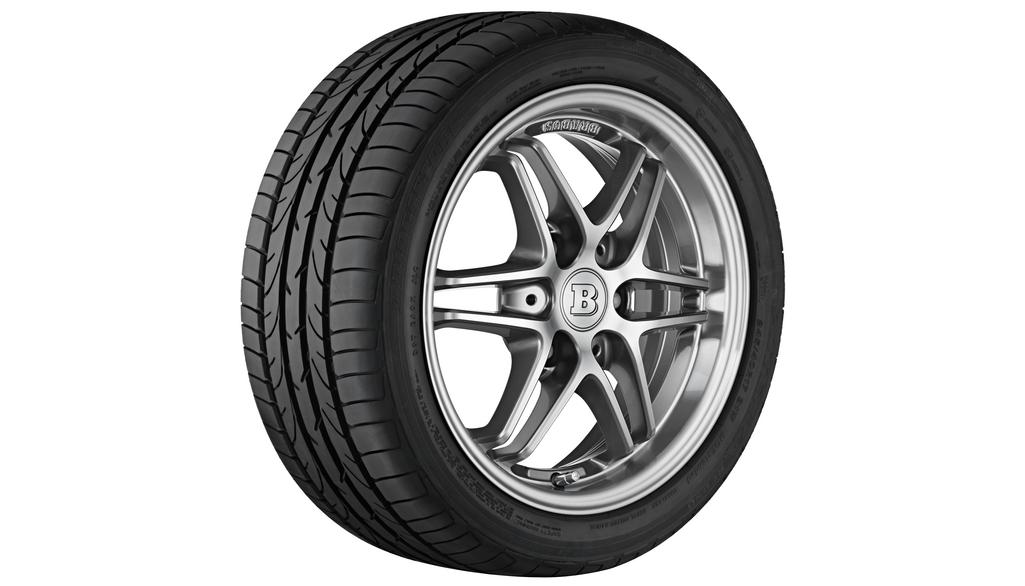 Cerchio in lega BRABUS Monoblock VII, 38,1 cm (15 pollici), lucido, smart, 155/60 R15/, cromato, A4514013902C44B