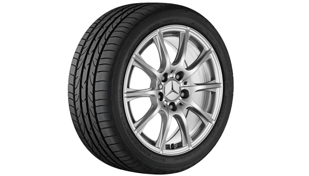 Cerchio a 10 razze, argento vanadio, Bridgestone, BLIZZAK LM-32 MO, 205/60 R16 92H, invernale, Q440141910680G12020