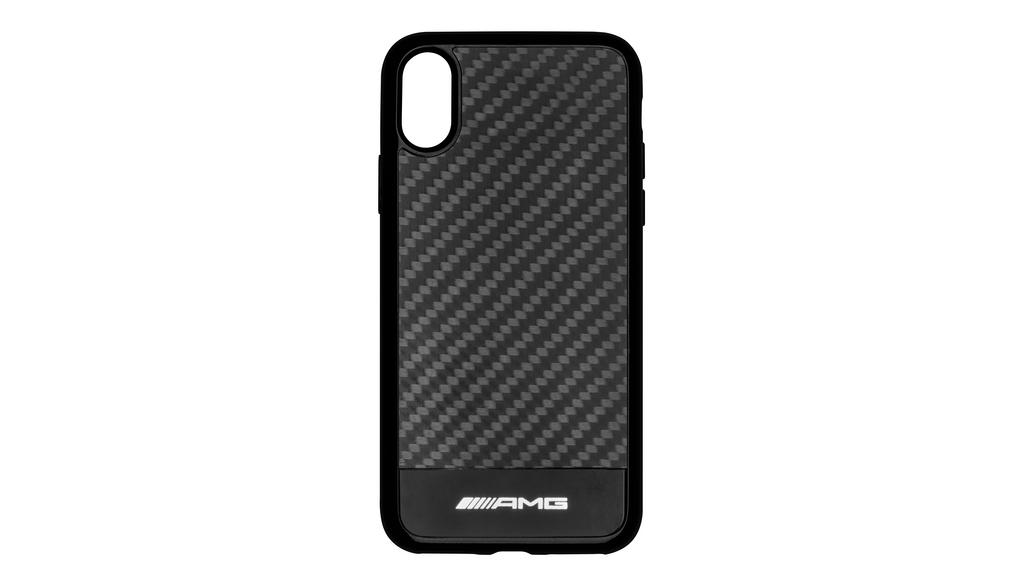 Custodia AMG per iPhone® X/iPhone® XS, carbonio/nero, B66953702