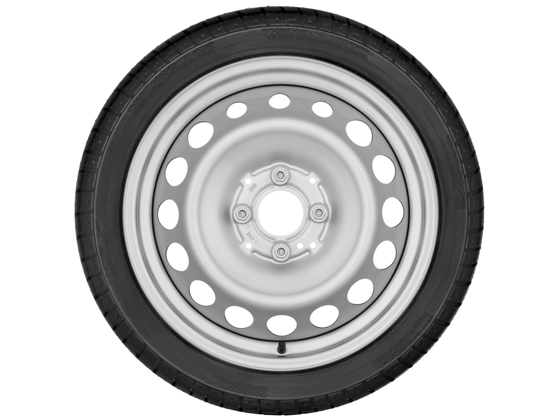 Cerchio in acciaio, smart, 185/60 R15/, nero, A4534010300