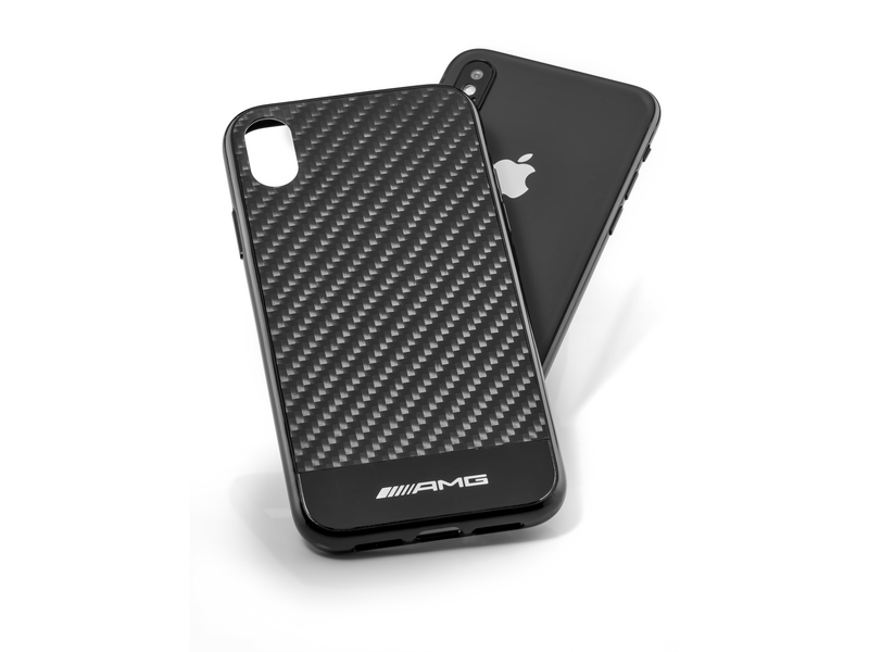 Custodia AMG per iPhone® XR, carbonio / nero, B66956003