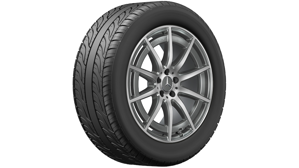 Cerchio AMG a 10 razze, tornito grigio tantalio lucido, Michelin, Pilot Alpin PA4 MO, 265/40 R19 102V XL, invernale, Q440141512650G1